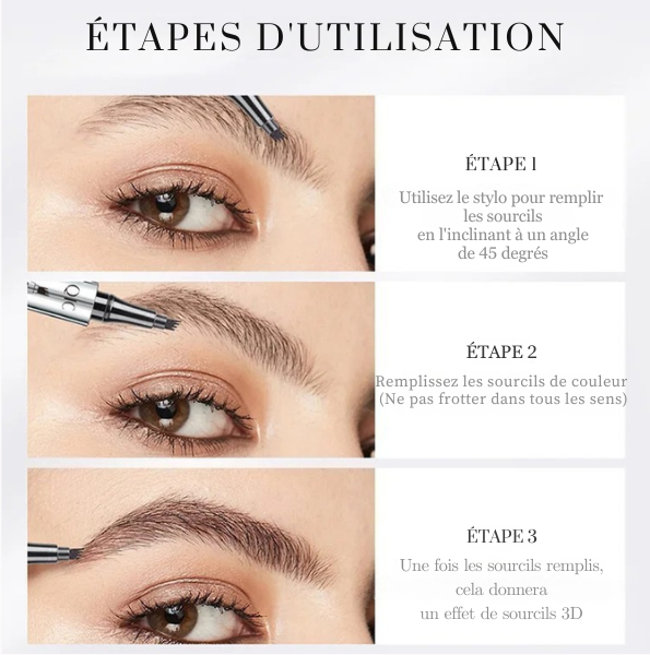 EasyBrow – Des sourcils parfaits, avec un effet naturel et 100 % imperméable.